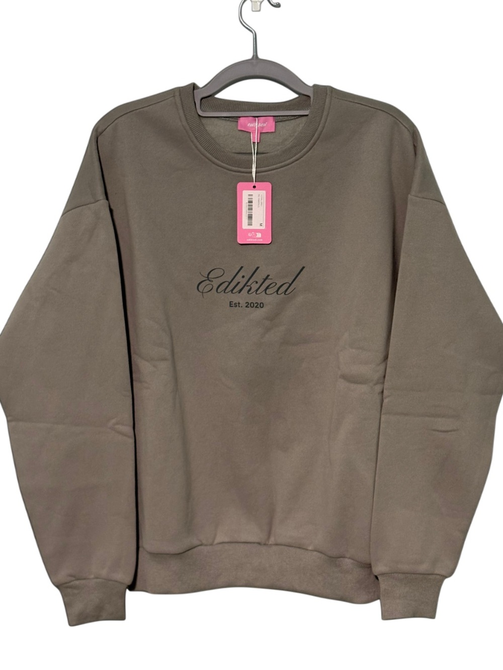 NWT Women’s Edikted ‘Get Edikted’ Sweatshirt Size M